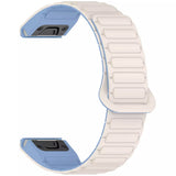 Garrett Garmin 雙色矽膠磁吸錶帶【QuickFit】 - hkwatchbandco