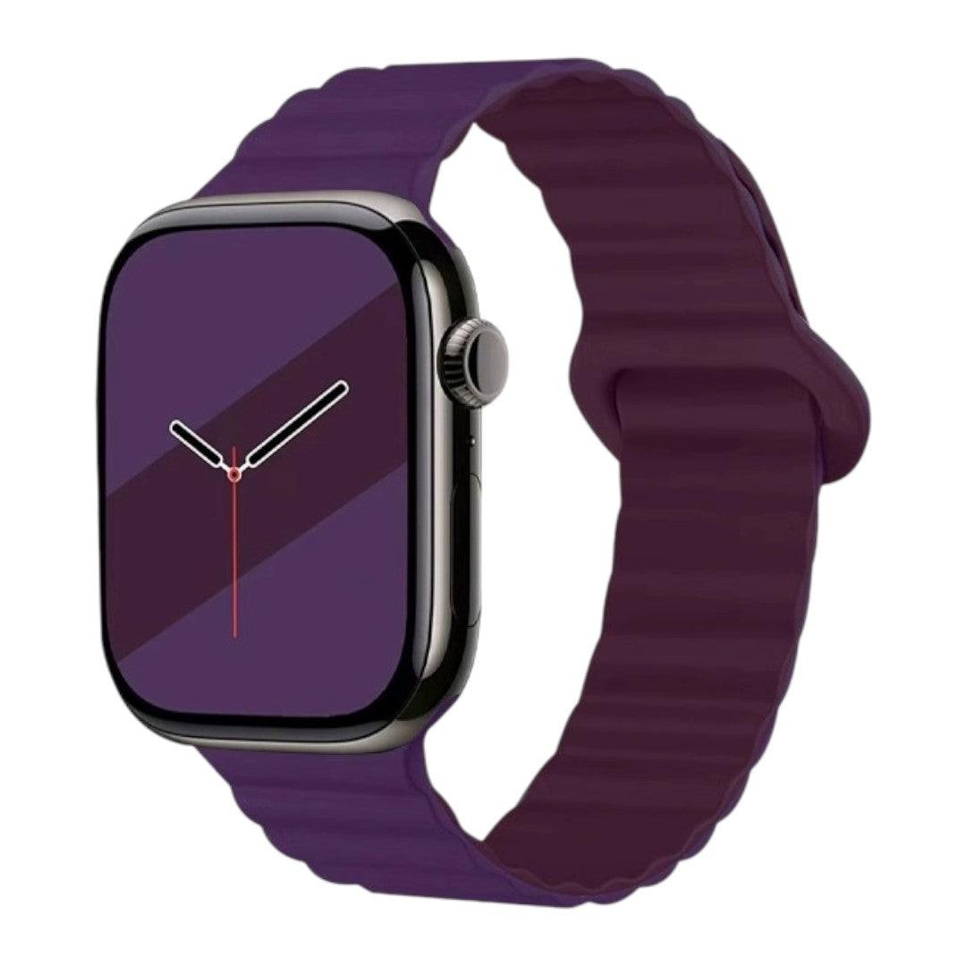 Asher Apple 矽膠雙併色錶帶 - hkwatchbandco