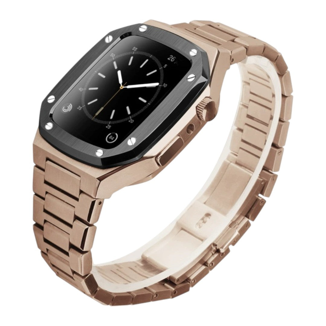 Apple 改裝系列: Maverick AP Royal Oak 拼色不銹鋼組合 - hkwatchbandco