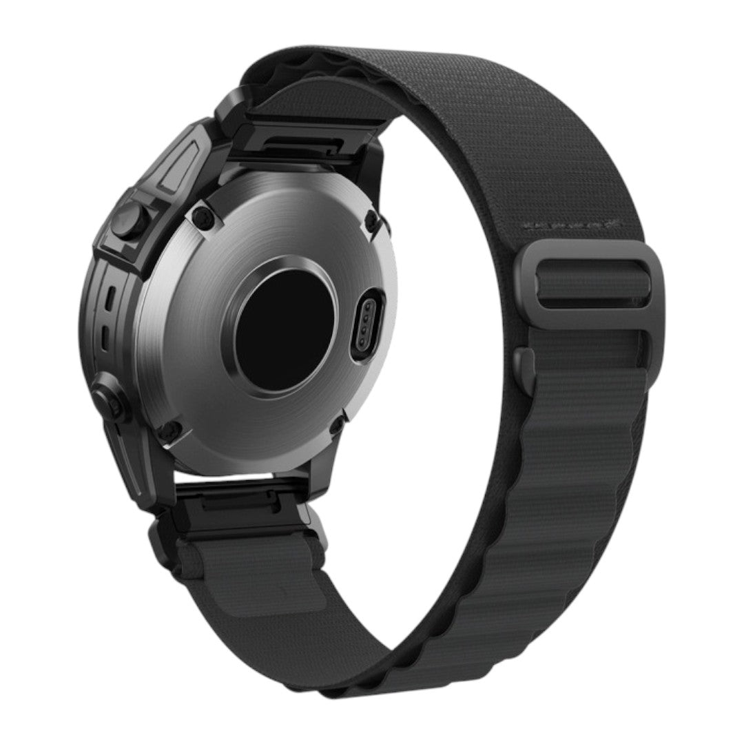 Granger Garmin 回環尼龍彈力編織錶帶 - hkwatchbandco