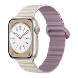 Asher Apple 矽膠雙併色錶帶 - hkwatchbandco