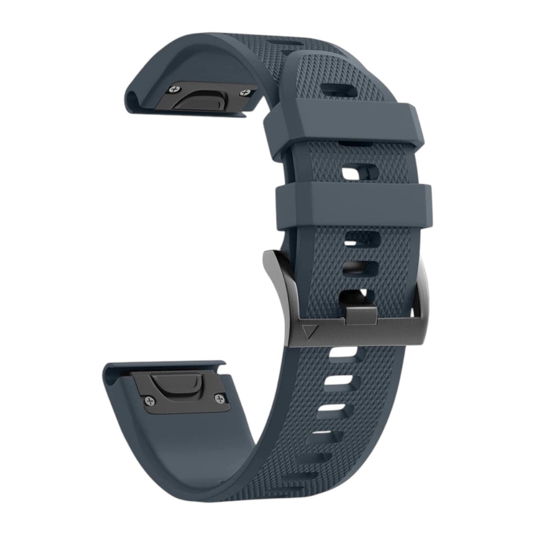 Gunner Garmin 矽膠點紋單色錶帶 - hkwatchbandco