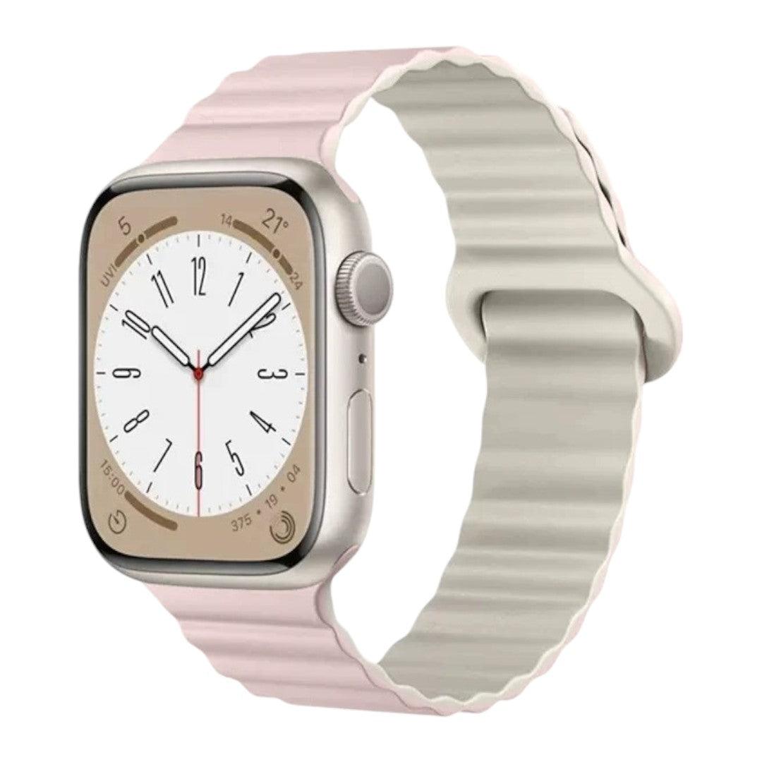 Abdalla Apple 矽膠雙併色錶帶 - hkwatchbandco