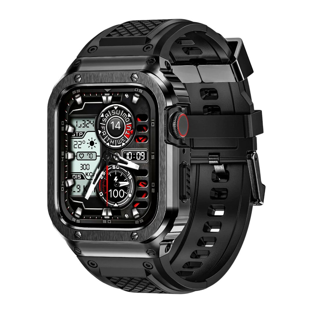 Apple 改裝系列: Micah AP Royal Oak 組合 (不鏽鋼錶殼；矽膠錶帶) - hkwatchbandco