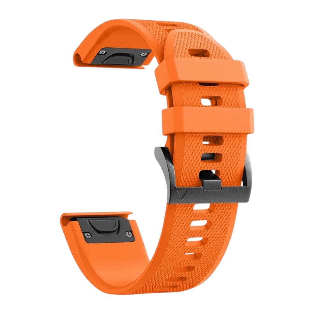 Gunner Garmin 矽膠點紋單色錶帶 - hkwatchbandco