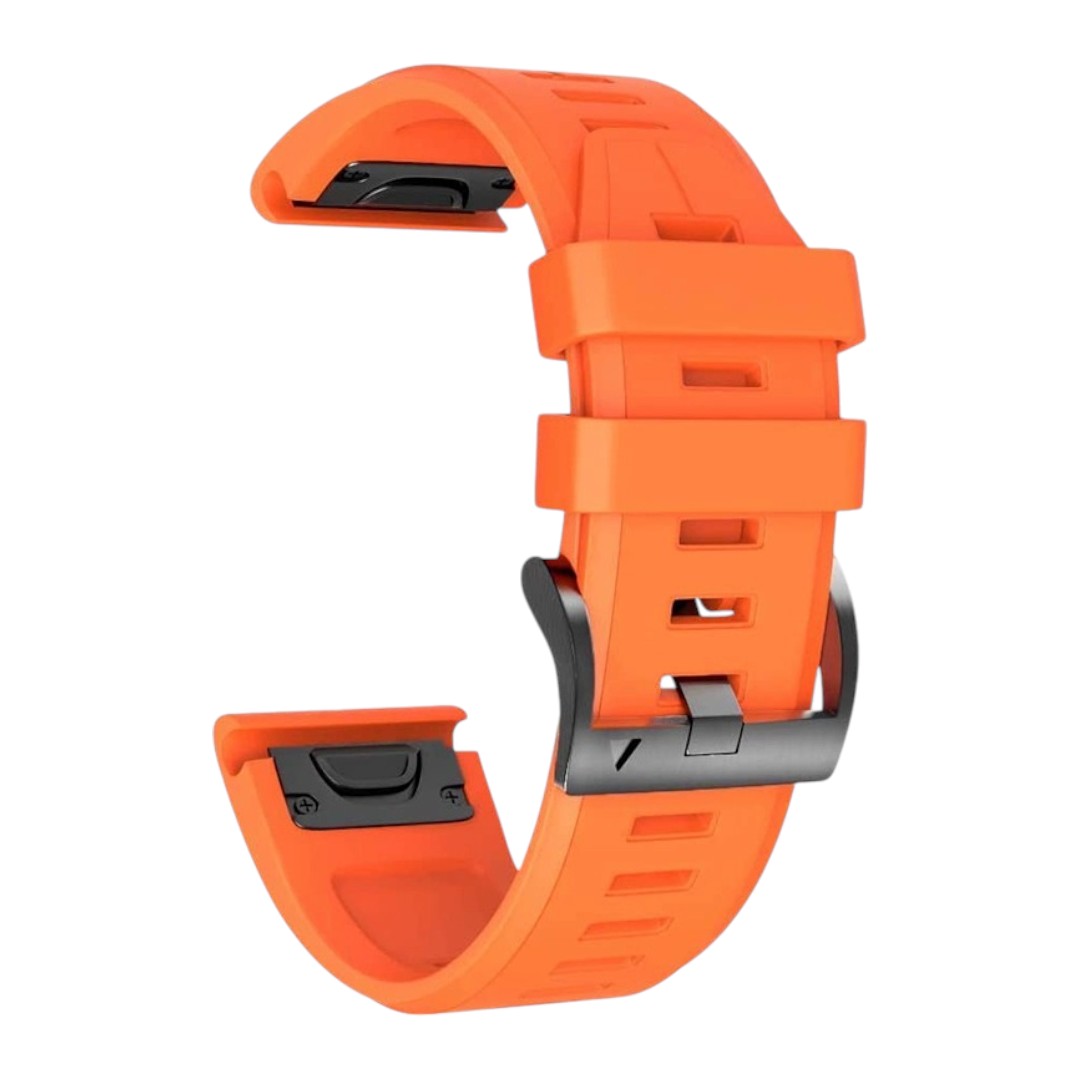 Grady Garmin 矽膠單色錶帶 - hkwatchbandco