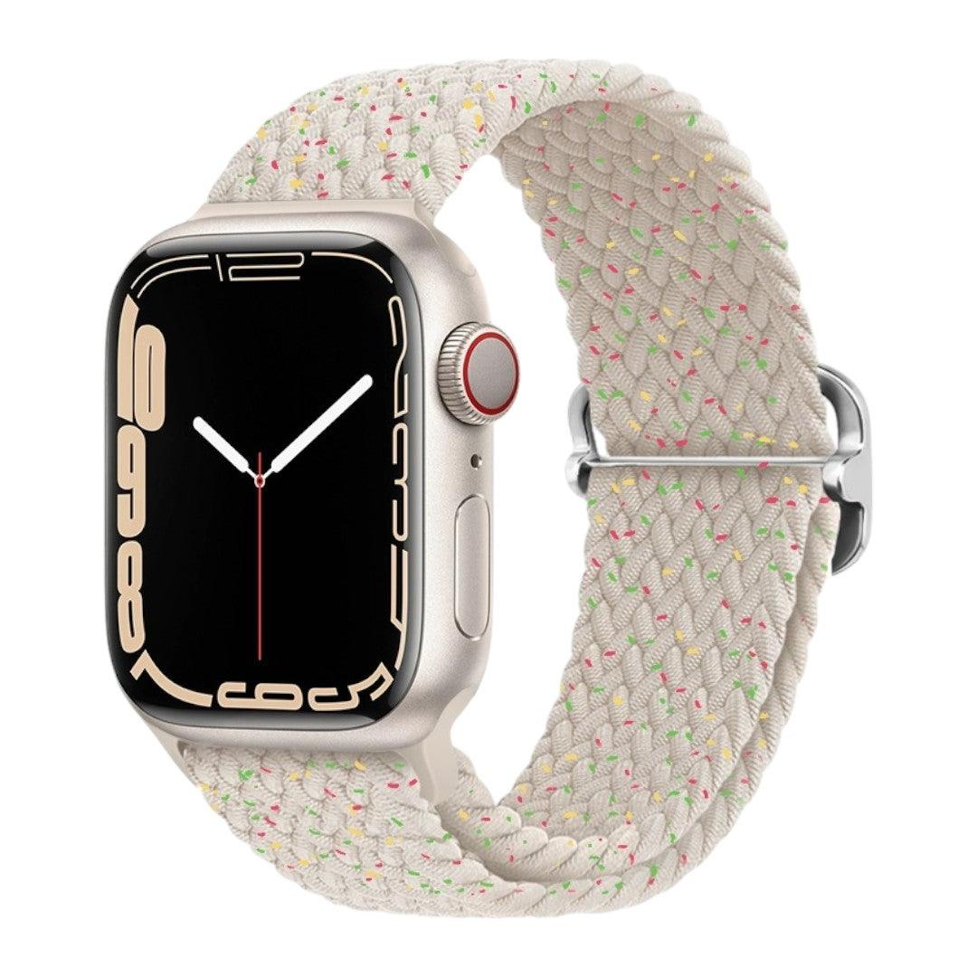 Amari Apple 單色彩點編織錶帶 - hkwatchbandco