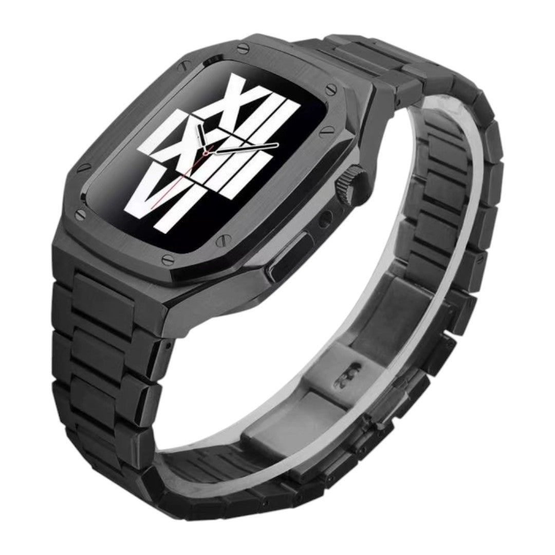 Apple 改裝系列: Milo AP Royal Oak 淨色不銹鋼組合 - hkwatchbandco