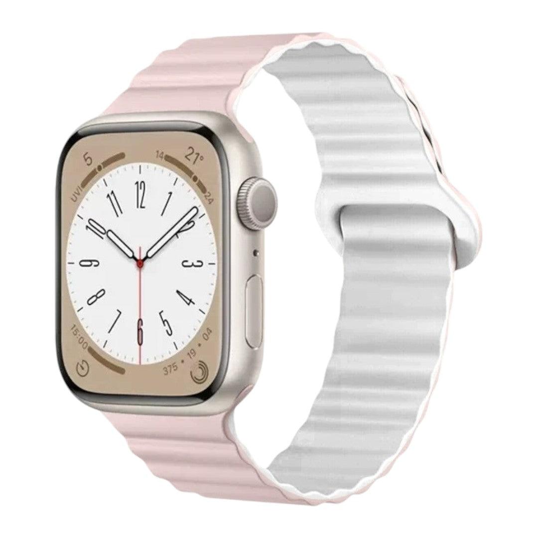 Abdalla Apple 矽膠雙併色錶帶 - hkwatchbandco