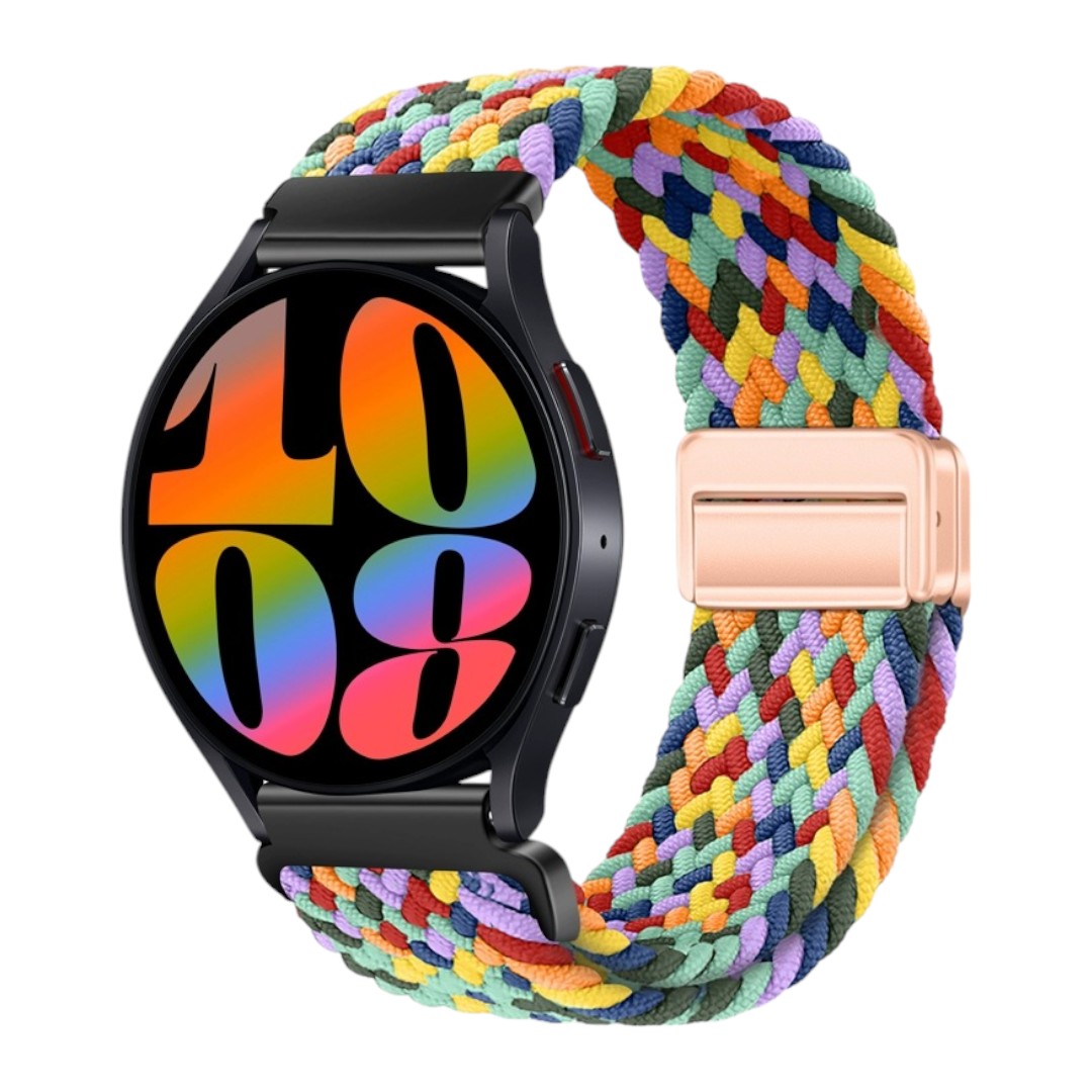 Selah Samsung 彩虹色編織錶帶 - hkwatchbandco