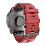 Gab Garmin 矽膠條紋單色錶帶 - hkwatchbandco