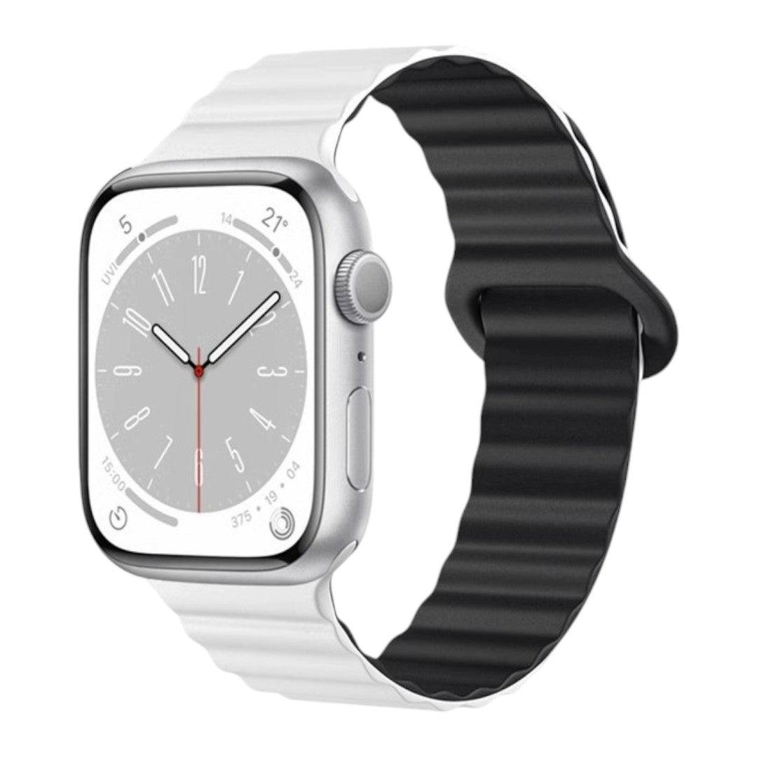Abdalla Apple 矽膠雙併色錶帶 - hkwatchbandco