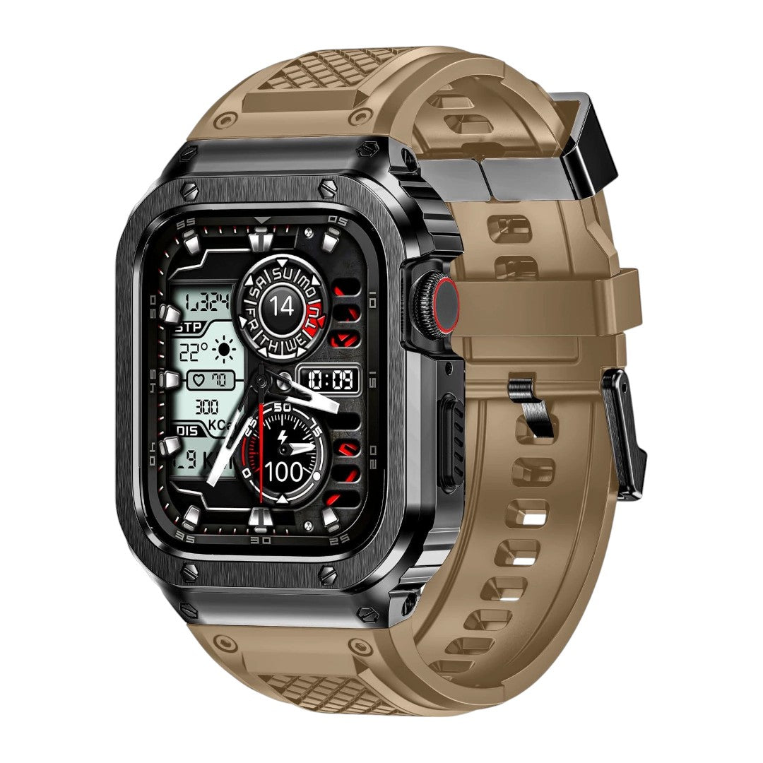 Apple 改裝系列: Micah AP Royal Oak 組合 (不鏽鋼錶殼；矽膠錶帶) - hkwatchbandco