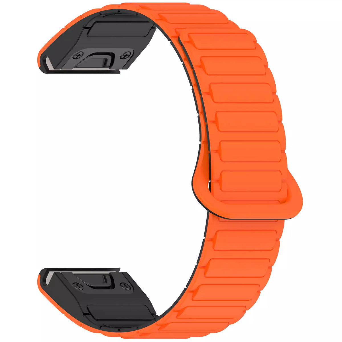 Garrett Garmin 雙色矽膠磁吸錶帶【QuickFit】 - hkwatchbandco