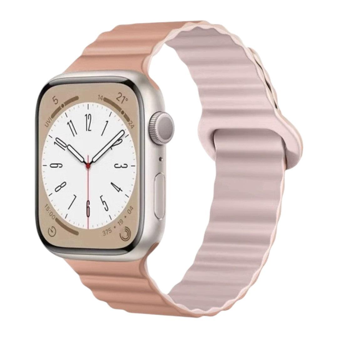 Abdalla Apple 矽膠雙併色錶帶 - hkwatchbandco