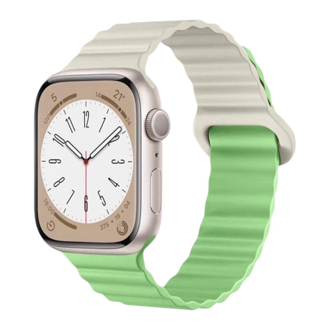 Axel Apple 矽膠雙併色錶帶 - hkwatchbandco