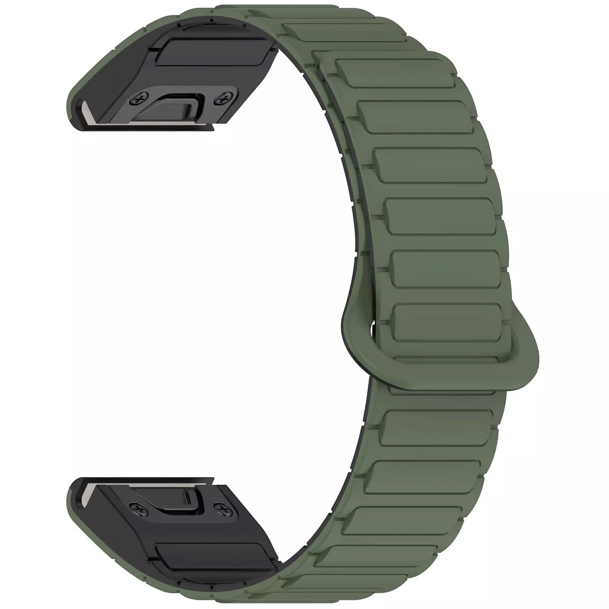 Garrett Garmin 雙色矽膠磁吸錶帶【QuickFit】 - hkwatchbandco