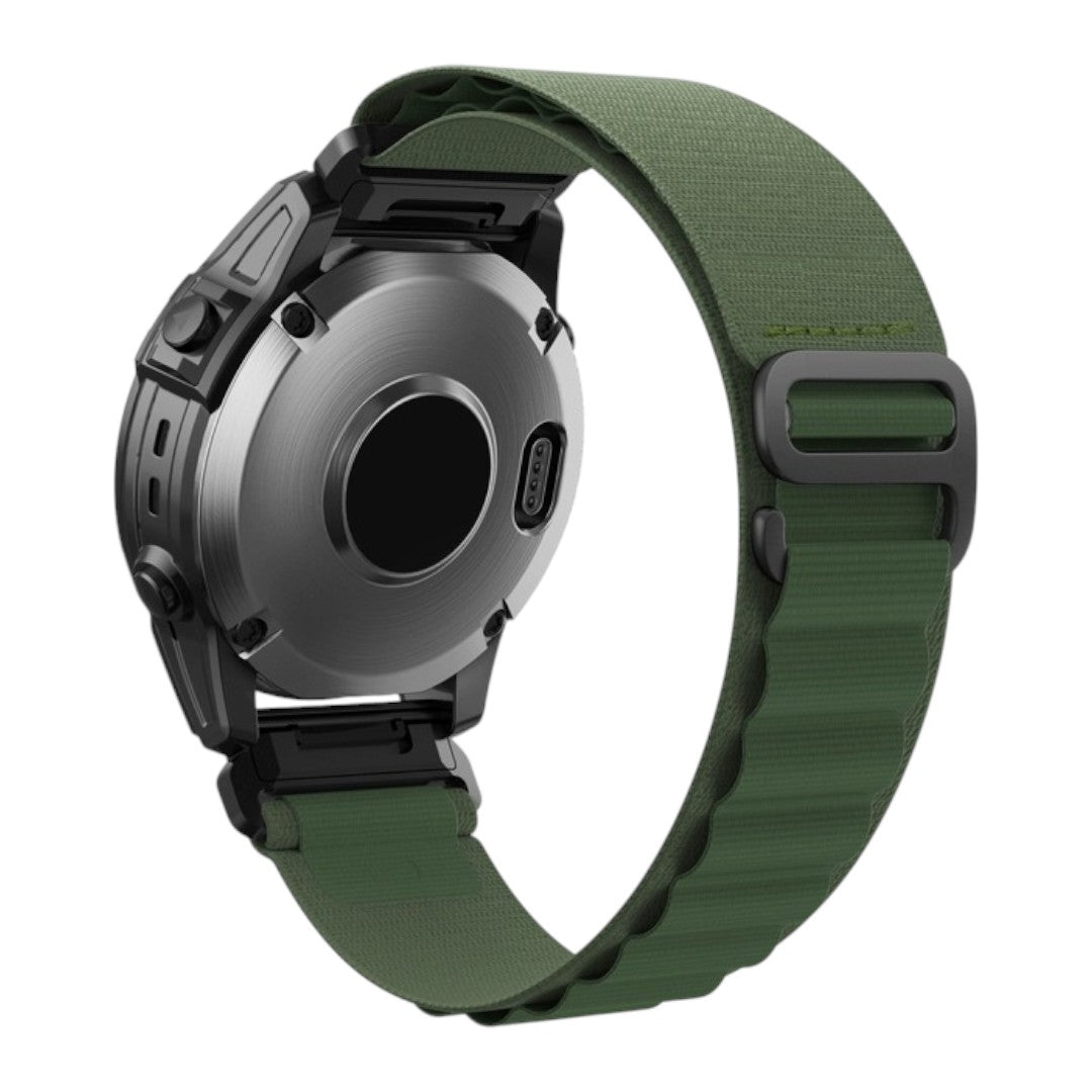 Granger Garmin 回環尼龍彈力編織錶帶 - hkwatchbandco