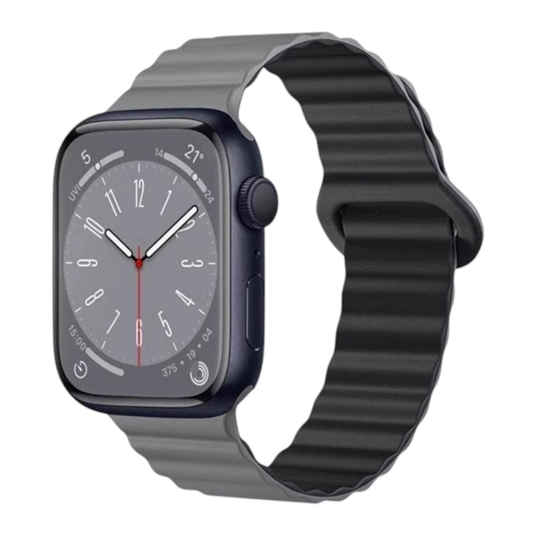 Asher Apple 矽膠雙併色錶帶 - hkwatchbandco