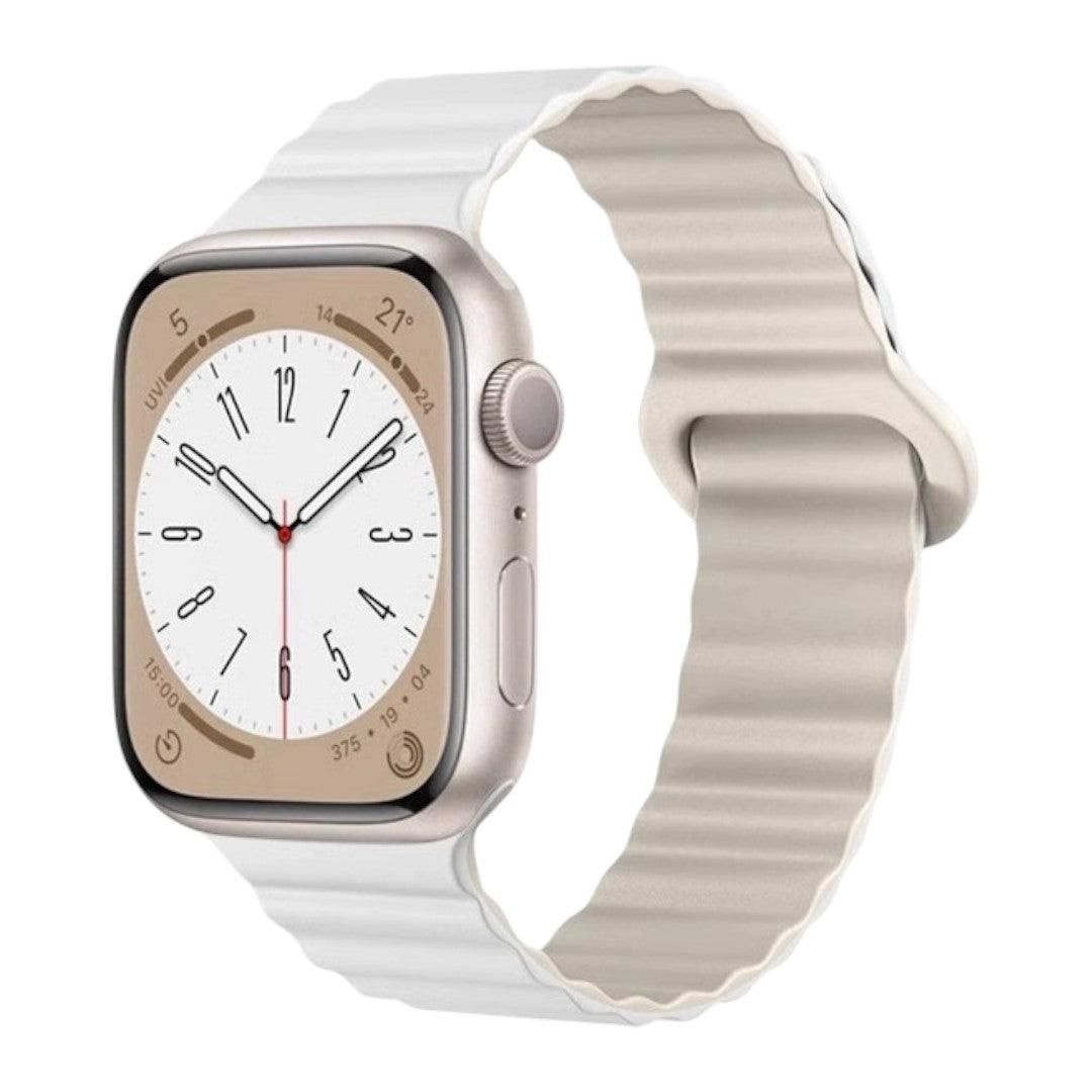Asher Apple 矽膠雙併色錶帶 - hkwatchbandco
