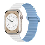 Abdalla Apple 矽膠雙併色錶帶 - hkwatchbandco