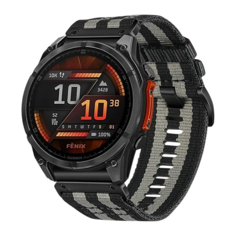 Gerardo Garmin 軍事風編織錶帶 - hkwatchbandco