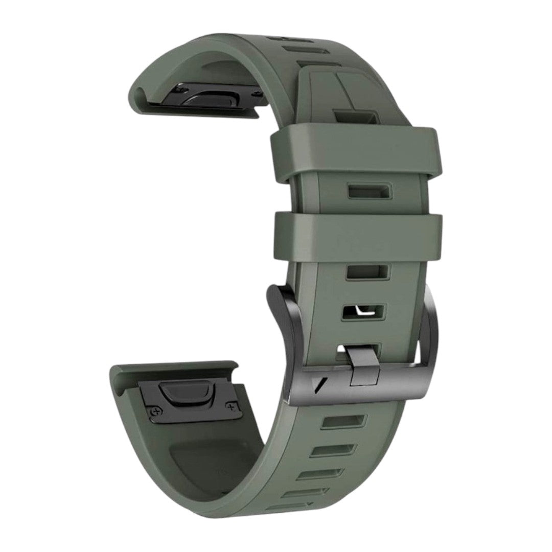 Grady Garmin 矽膠單色錶帶 - hkwatchbandco