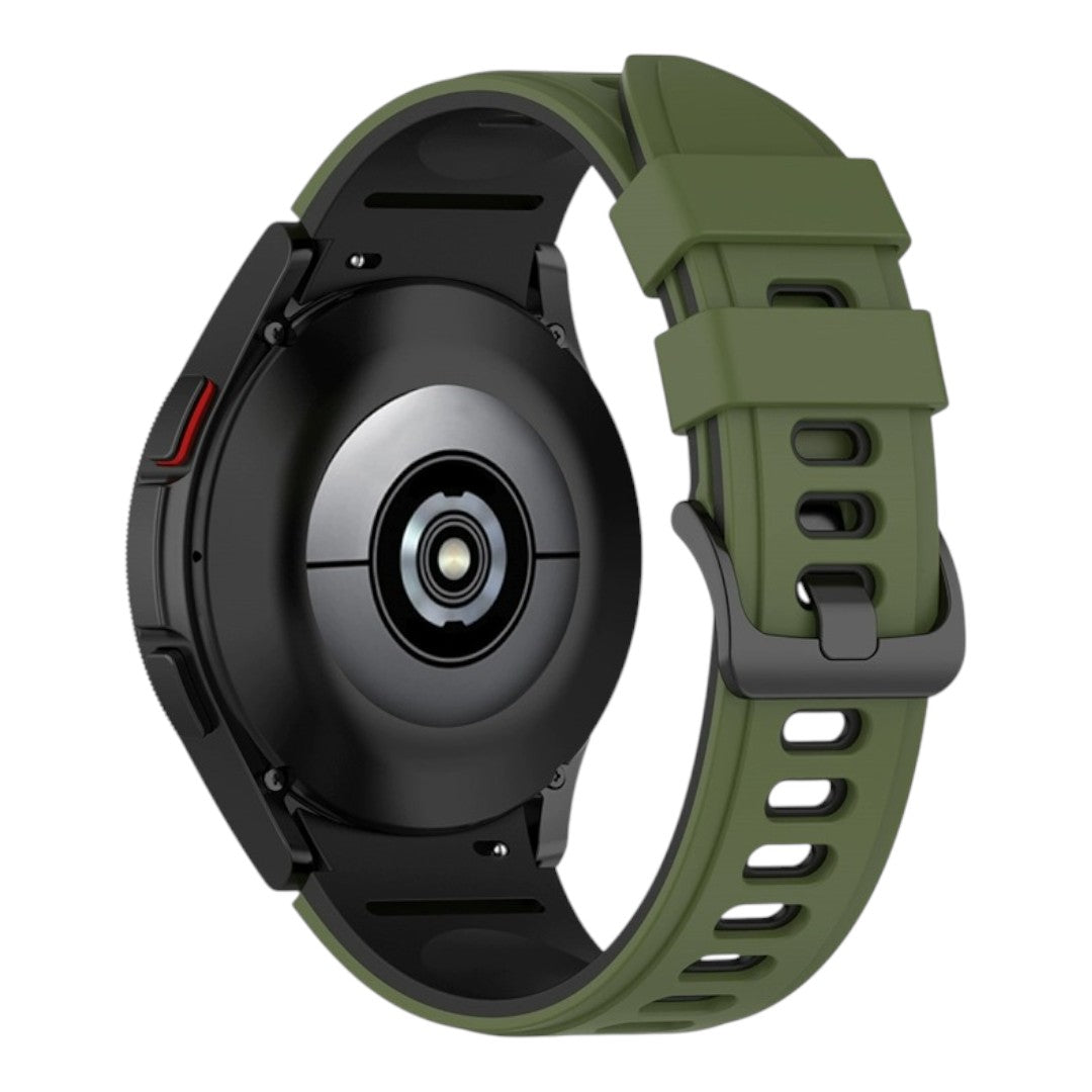 Sabastian Samsung 雙色矽膠錶帶 - hkwatchbandco