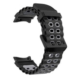 Salvador 拼色雙孔矽膠錶帶 - hkwatchbandco