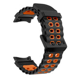 Salvador 拼色雙孔矽膠錶帶 - hkwatchbandco