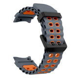 Salvador 拼色雙孔矽膠錶帶 - hkwatchbandco