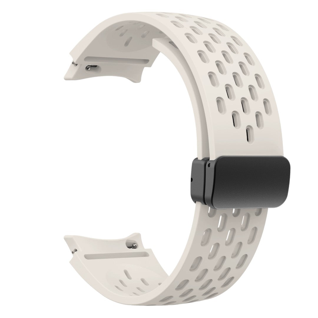 Samuel Samsung 磁吸透氣矽膠錶帶 - hkwatchbandco