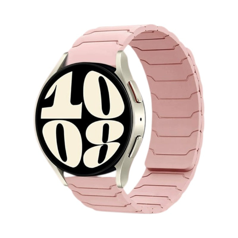Sandro Samsung 簡約單色磁吸矽膠錶帶 - hkwatchbandco