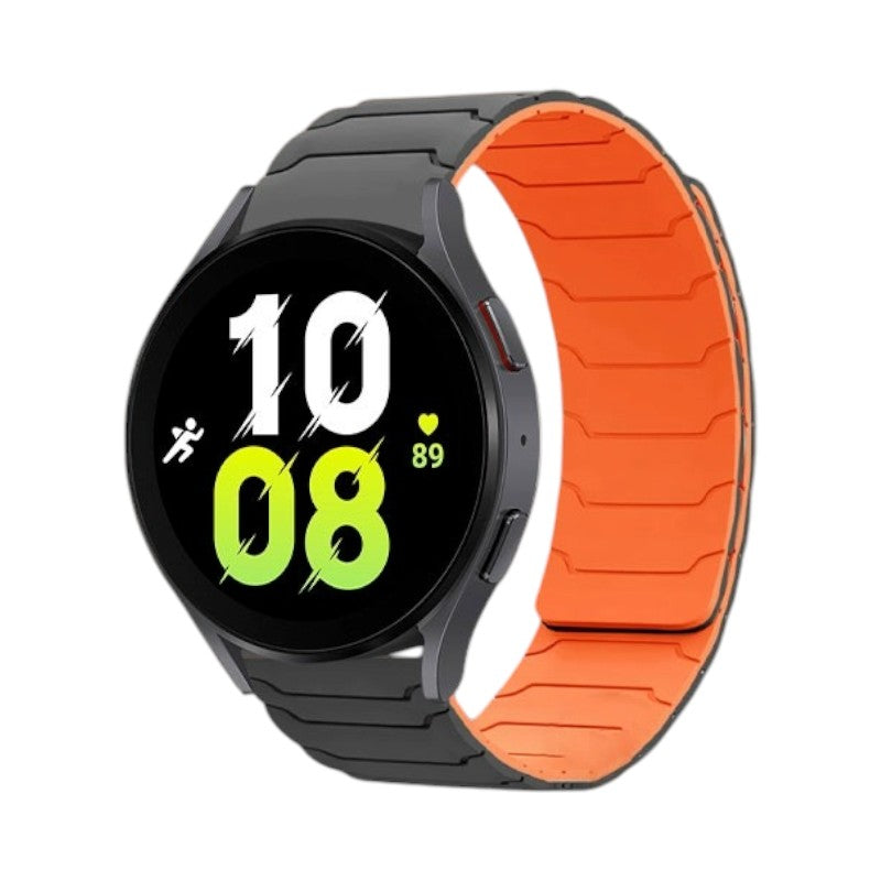 Sanford Samsung 時尚拼色磁吸矽膠錶帶 - hkwatchbandco
