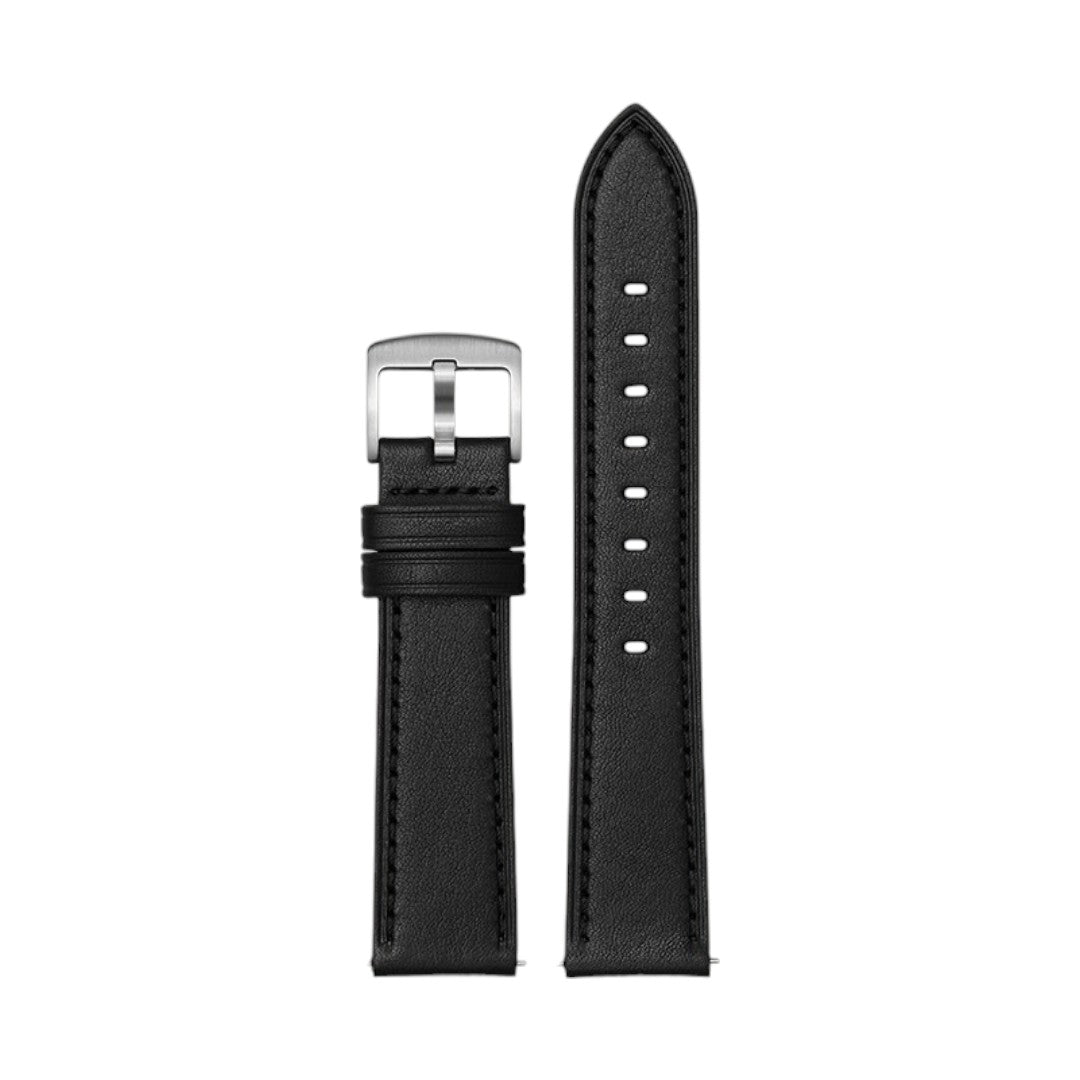 Wade 頭層牛皮快拆平口錶帶 - hkwatchbandco